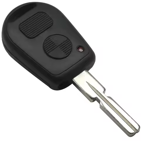 Jingyuqin 2 Button Car Key Replacement Remote Key Case Shell for BMW E31 E32 E34 E36 E38 E39 E46 Fob