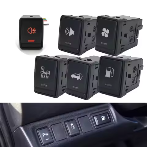 For Nissan X-Trail T32 2014-2020 Qashqai J11 2015 Car BSM Fog Light Horn Fan Trunk Tailgate Fuel Tan