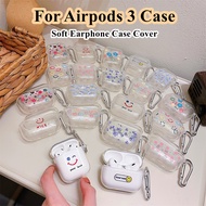 READY STOCK!  For Airpods 3 Case Fresh cartoon smiley face  for Airpods 3 Casing Soft Earphone Case Cover