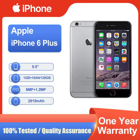 Original Unlocked Apple iPhone 6 Plus 1GB RAM 16/64/128GB ROM Used 5.5" Apple NFC USB 2.0 Fast Shipp