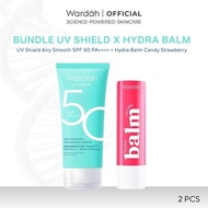 WARDAH [BUNDLE] Hydrabalm Lip Care + UV Shield Sunscreen PackageWARDAH - Lip Balm, Sunscreen - Hydra