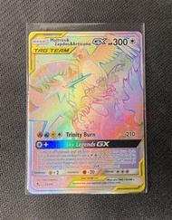 PTCG Pokemon Card 火焰鳥 & 急凍鳥 & 閃電鳥 GX TagTeam Moltres & Zapdos & Articuno GX TagTeam 彩虹閃 Rare  美品 美版 