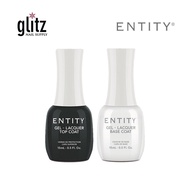 ENTITY Nail Lacquer Polish Clear Top &  Base Coat (15ml)