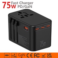 Universal Travel Adapter Converter Worldwide Charger Fast Charging75W/45W/35W/20W