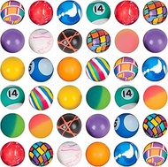 Bouncy Balls in Bulk - (1inch/27mm) Hi Bounce Ball Variety Assortment Mix, Colorful and Small Rubber