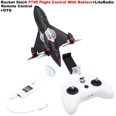 B-CUBE Rocket 5inch FPV Frame Kit Carbon Fiber Racing Drone Quadcopter Freestyle INAV Beatflight F74