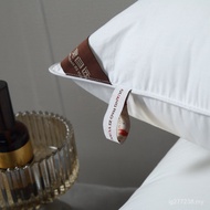 Single Anti-Feather Cloth Neck Pillow Feather Velvet Adult Pillow Cotton Hotel Pillow Core Pillow Ho