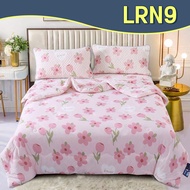 ZENTIA ผ้าปู + ผ้านวมที่นอนยางพาราแท้ไหมน้ำเเข็ง ลายใหม่ล่าสุด หนานุ่ม เย็นสบาย กันไรฝุ่นได้ดีเยี่ยม