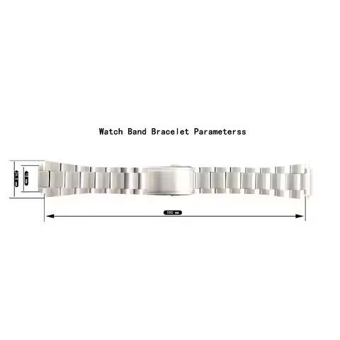 316L Stainless Steel Solid Watch Strap For Casio AE1200WH Watch Royale Mod Brushed Polished Bracelet