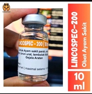 Lincospec 10 ml Injeksi Obat Segala Penyakit Infeksi Ayam Unggas Babi Sapi Kerbau Kambing Domba