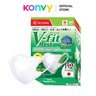 IRIS OHYAMA Face Mask V-Fit Comfortable To Wear Compact (30 Pcs/Box)/(7Pcs/Pack)