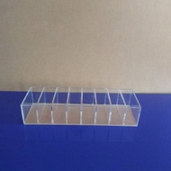 Acrylic 8-slot powder case