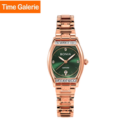 Bonia Elegance BNB10817-2597S Rose Gold Stainless Steel Strap/Green Dial Womem Watch