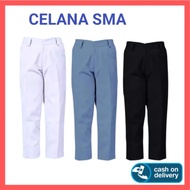 SCHOOL UNIFORM LONG GREY HIGH SCHOOL VOCATIONAL SCHOOL PANTS Seluar Sekolah Menengah Lelaki Seluar S