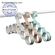 Plastic Circle Scarf Silk Scarf Hanger Hook Belt Hanger Indoor Wardrobe Hanger Random Color J9n3
