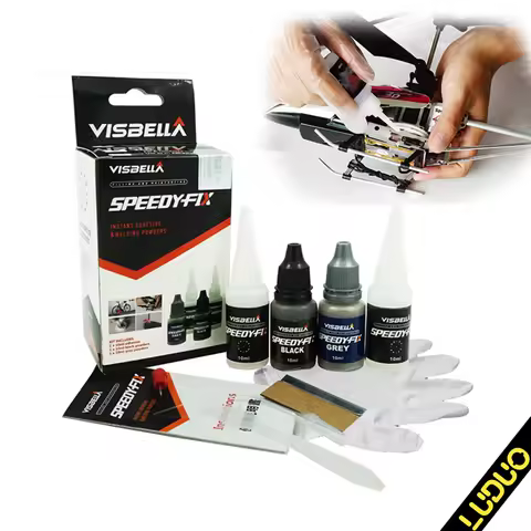 Quick Caulk Fill Fillers Adhesives Sealants Caulk 7 Second Speedy Fix Liquid Bonding Metal Steel Pla