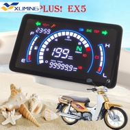 Xuming HONDA EX5ดิจิทัลมิเตอร์ LCD เครื่องวัดความเร็วอิเล็กทรอนิกส์ดิจิตอลรุ่นที่สองเมตรสำหรับฮอนด้า