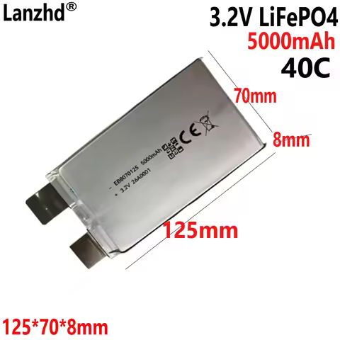 1-24pcs 3.2V Lifepo4 battery 40C 5000mAh For starting power supply model airplane Batteries DIY RV B