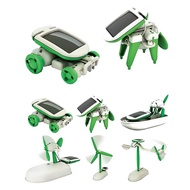 A0658 Creative Educational 6 in 1 Solar Toys 6 in 1 Assembling Science and Technology Small Producti