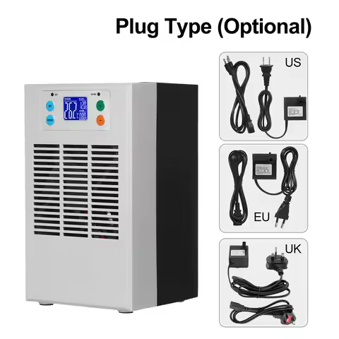 LCD Digital Thermostat Fish Tank Cooling Heating Tool Small Fish Tank Water Heater & Chiller Aquariu