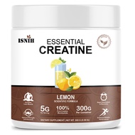 ISNIH Creatine Monohydrate Powder เพิ่มพลังงานในการออกกำลังกาย Muscle Growth ครีเอทีน 5000 Vanilla F