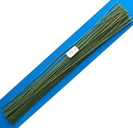 28 Gauge Green Cotton Covered Floral Wire - 100 feet (100 Wires) per Bundle (30.5m) in 12 inch (30.5