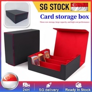 Card box Card Storage Box / Leather Magnetic Card Storage Box / pokemon card storage box / tcg stora