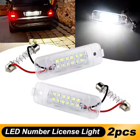 2Pcs Car Auto LED License Number Plate Light Fit for Mercedes W163 W164 X164 ML GL A2518200066