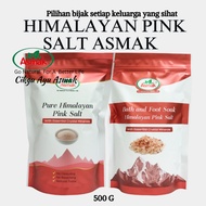 Kombo garam pink himalaya untuk masakan 500g dan garam pink himalaya untuk rendaman kaki 500g