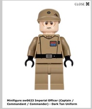 LEGO Star Wars sw0623 帝國軍官 75082
