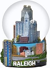 Essential To You Raleigh North Carolina Snow Globe - 65 MM - Great Gift Glass Globe