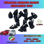 10pcs/50pcs/100pcs Original Perodua Alza/Bezza/Axia/Aruz/New Myvi Bumper Front Side Skirt Clip