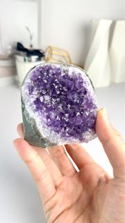 🔥【💜帝王紫水晶簇+上帝指紋｜鎮店級能量王駕到！】✨