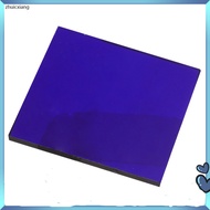 Cobalt Glass Plate for Chemistry Experiment