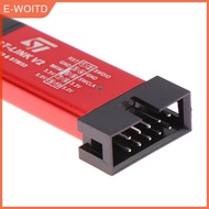 YINGRAN3 ST LINK STLINK V2โปรแกรมจำลอง STM32 STM8ขนาดเล็กดาวน์โหลดโปรแกรมเมอร์พร้อมฝาครอบ Dupont CAB