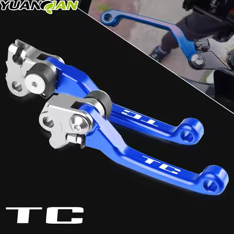 For HUSQVARNA TC65 TC85 TC125 TC250 Motorcylce CNC Pivot Foldable Clutch Brake Lever TC 65 855 125 2