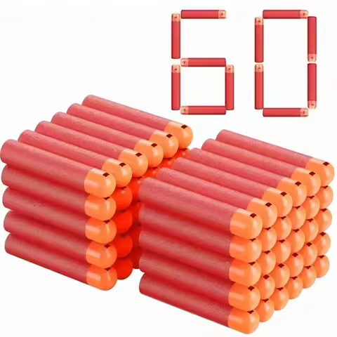 9.5cm Soft EVA Foam Bullets Refill Darts for Nerf N-Strike Elite Mega Series Blasters Guns for Child