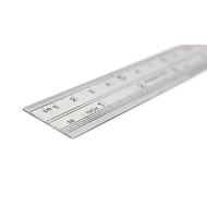 Gx733 Penggaris Bi 100 Cm Tebal Jidar Mi Ruler 1 Meter Baja Stain New