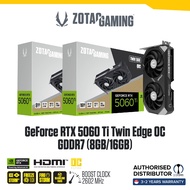 ZOTAC GAMING RTX 5060 Ti TWIN EDGE OC 8GB & 16GB