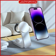 Magnetic Wireless Charger 3-in-1 Foldable Wireless Charger Stand 15W Qi Wireless Fast Charger Wirele