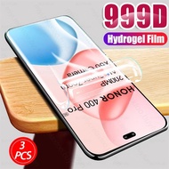 3PCS 999D Curved Soft Hydrogel Film For Honor 400 Pro Lite Light Honar Honer 400Lite 400Pro Screen P