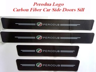 Perodua MYVI 2022 FACELIFT ALZA 2022 ATIVA Door Side Step Protector Strip Anti Scratch Door Step Sti