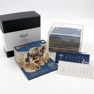 3D Notepad Ornaments Decompression Art Paper Carving Hogwarts Castle DIY Hand-Tear Three-Dimensional