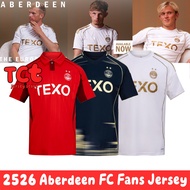 Aberdeen FC 25/26 Top Quality Fans Version Football Jersey Soccer S-4XL Men