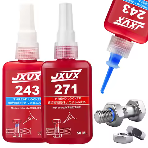 Blue Threadlocker 243 Thread Adhesive (Equivalent to Loctite) Suitable for all metal threaded assemb