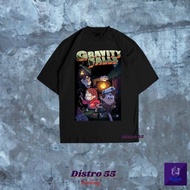 KAOS FILM CARTOON GRAVITY FALLS VINTAGE T SHIRT (OVERSIZED TEE) / TSHIRT GRAVITY FALLS OVERSIZE KAOS