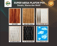 Plafon PVC Modern Motif 1 dus 4 meter