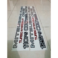 Mitsubishi fuso sticker set/ canter sticker/ Colt Diesel sticker/ Turbointercoular sticker