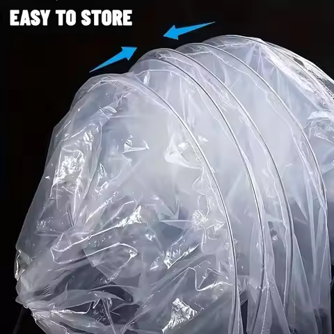 Garden Greenhouse Clear Polythene Plastic greenhouse tunnel Cover Rainproof Anti Freezing Cold Proof