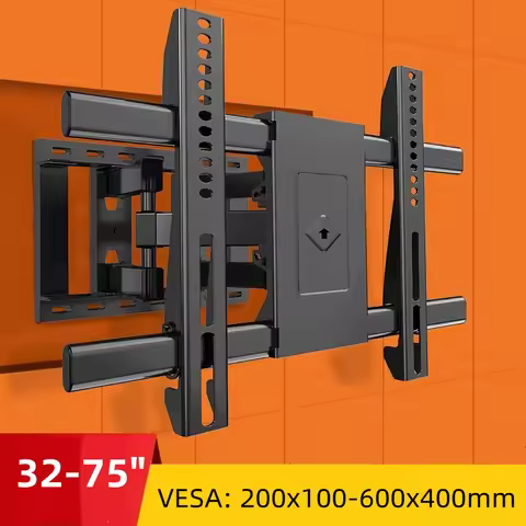 32-75inches LED LCD TV Screen Wall Mount Bracket Stretch Adjustable Rotating Tilt TV Bracket Load up